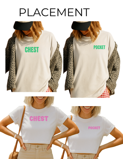 Custom Tee or Crop